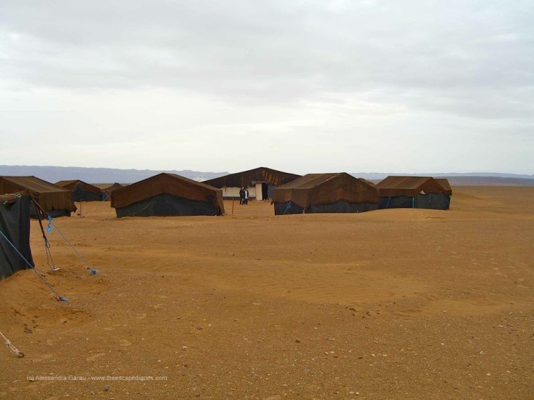 alba nuvolosa sulle Dunes de Nakhla